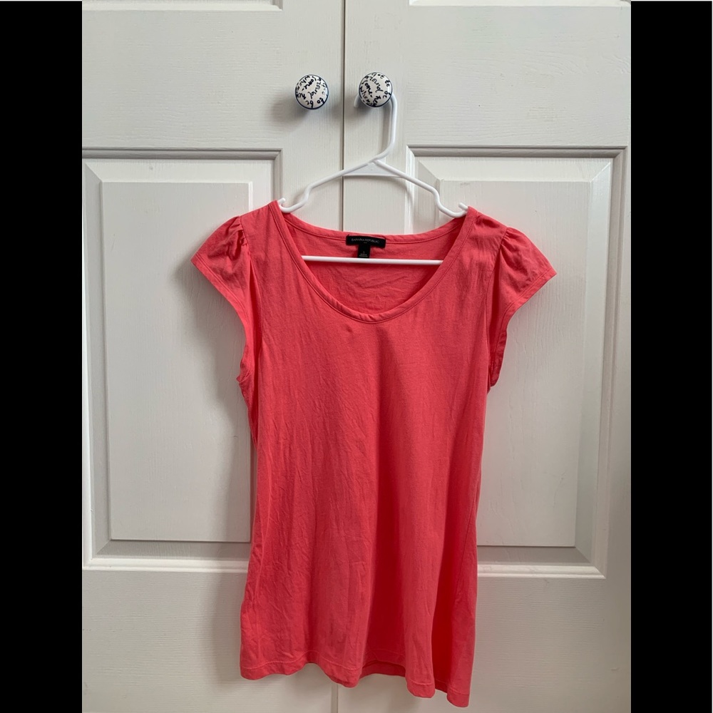 EUC GAP S Coral cap sleeve top